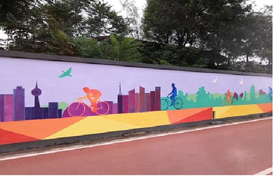 汝南墙体彩绘-围墙