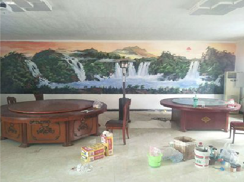 汝南墙绘-写实风景