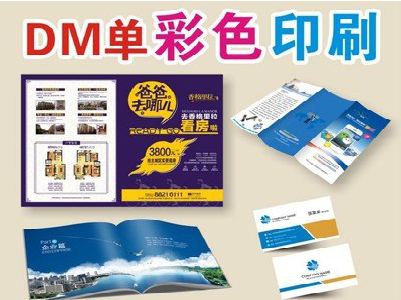 汝南单页印刷，色彩搭配简单。